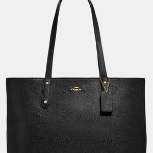Coach black tote